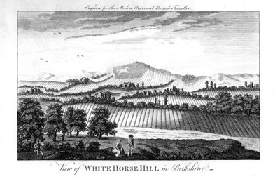 White Horse Hill, Berkshire, final do século XVIII de Unbekannt