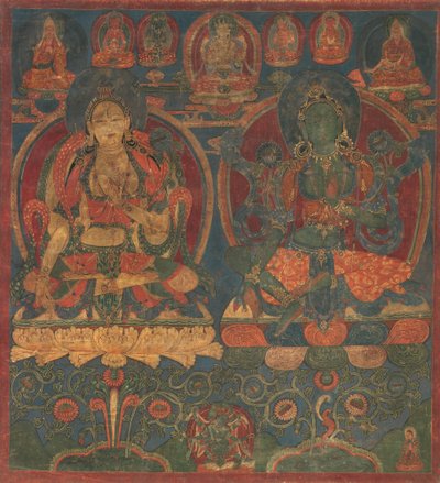 Tara branca e verde, 1450-1500. de Unbekannt