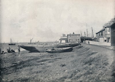 Whitstable - a praia ocidental, 1895 de Unbekannt