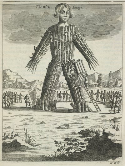 Homem de vime da Britannia Antiqua Illustrata por Aylett Sammes, 1676 de Unbekannt