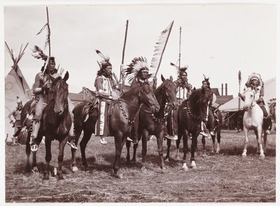 espectáculo do Oeste Selvagem, c 1905 de Unbekannt