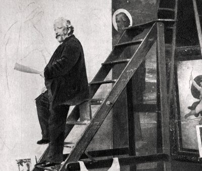 William-Adolphe Bouguereau, artista francês, 1900 de Unbekannt