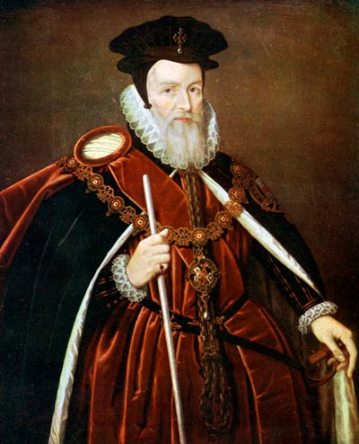 William Cecil, 1º Barão Burghley, século XVI c1905 de Unbekannt