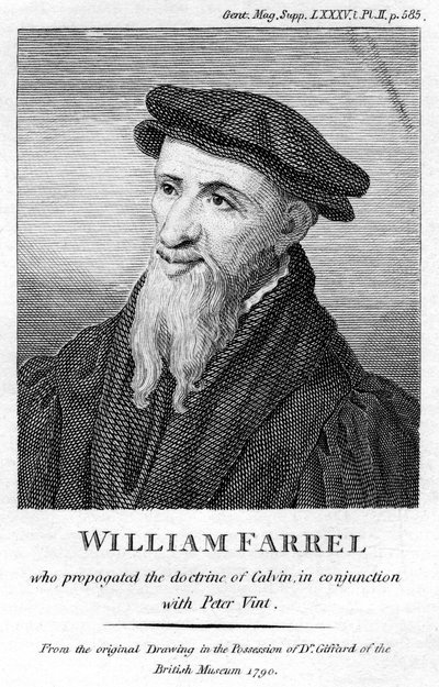 William Farel, evangelista francês do século XVI de Unbekannt