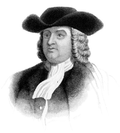 William Penn, fundador da Comunidade da Pensilvânia, c1850 de Unbekannt