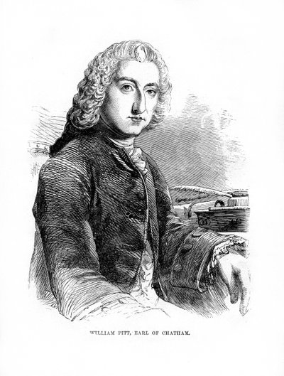 William Pitt, 1º Conde de Chatham, estadista britânico Whig, 1872 de Unbekannt