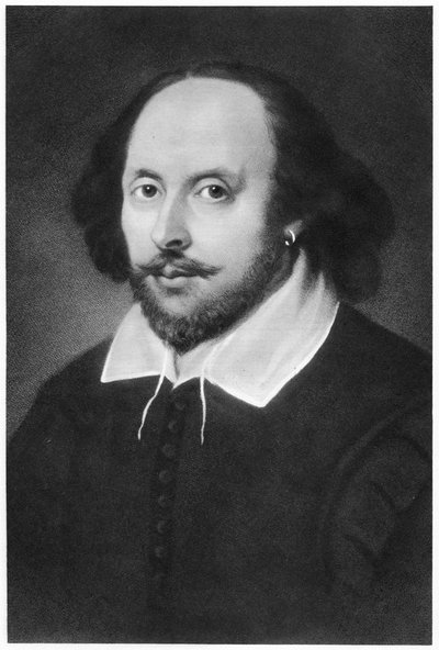 William Shakespeare, dramaturgo inglês, século XIX de Unbekannt