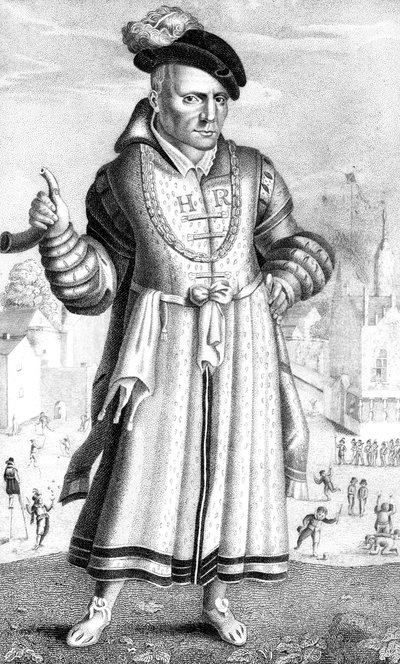 William Sommers, bobo da corte de Henrique VIII, 1825 de Unbekannt