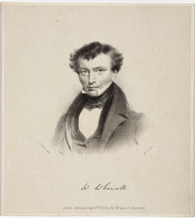 William Whewell, polimaturgo inglês, c 1820s de Unbekannt