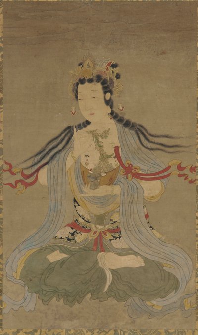 Guanyin do ramo de salgueiro, dinastia Ming, século XVII. de Unbekannt