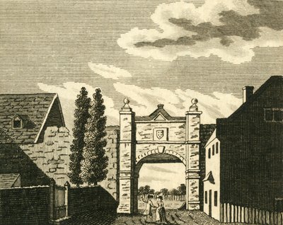 Wincheap Gate, em Canterbury, c1786. de Unbekannt