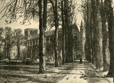 Catedral de Winchester, do Noroeste, 1898. de Unbekannt