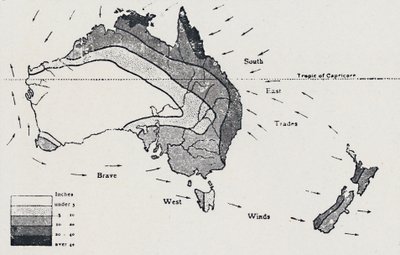 Ventos e Precipitação - novembro a abril de 1923. de Unbekannt