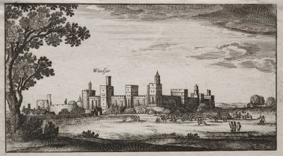 Castelo de Windsor do sudeste, 1600s. de Unbekannt