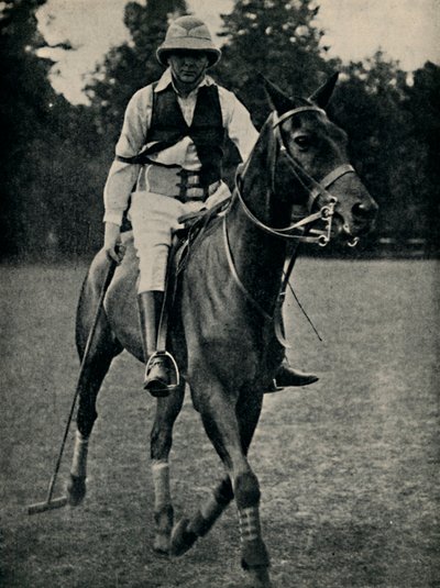 Winston Churchill Jogando Polo, 1920, 1945. de Unbekannt