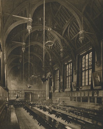 Dentro do magnífico salão de Lincolns Inn, c1935. de Unbekannt