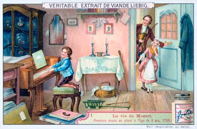 Wolfgang Amadeus Mozart em 1759 1906 de Unbekannt