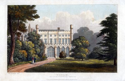 Wonham, Surrey, sede de Lord Templeton, c1827 de Unbekannt