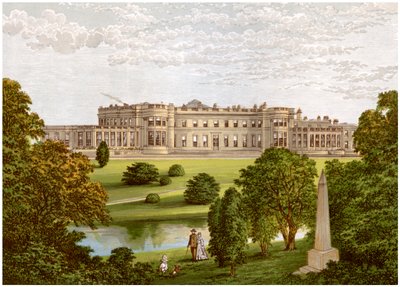 Wynyard Park, County Durham, casa do Marquês de Londonderry, c1880 de Unbekannt