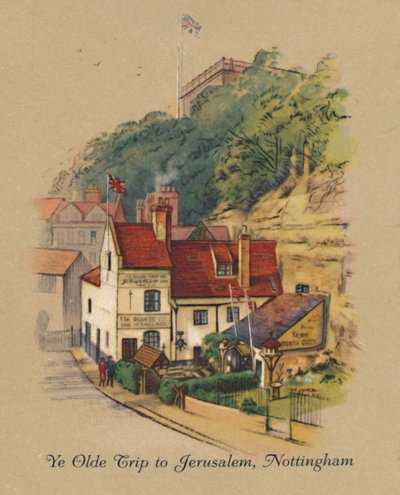 Viagem de Ye Olde a Jerusalém, Nottingham, 1939 de Unbekannt