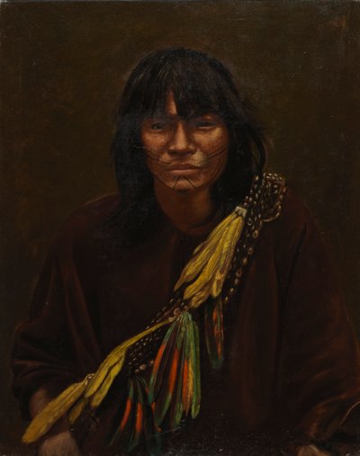 índio Zaparo, c. 1890-1892. de Unbekannt