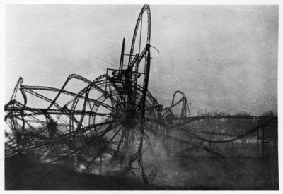 Zeppelin LZ4 após o desastre de Echterdingen, Alemanha, 1908 1933 de Unbekannt
