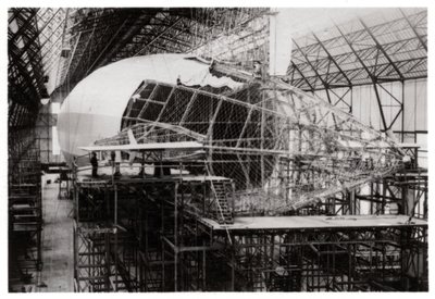 Zeppelin LZ 126 em construção, Friedrichshafen, Alemanha, 1924 1933 de Unbekannt