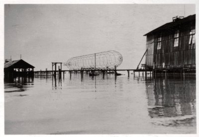 Zeppelin LZ 6 em construção, Alemanha, 1909 1933 de Unbekannt