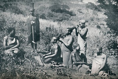 Cabeleireiro Zulu, 1912 de Unbekannt