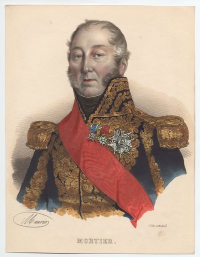 Édouard Adolphe Mortier 1768-1835, marechal da França, 1835 de Unbekannt