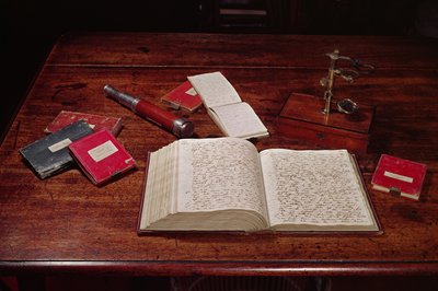Livros sobre a mesa de Charles Darwin de Unbekannt Unbekannt