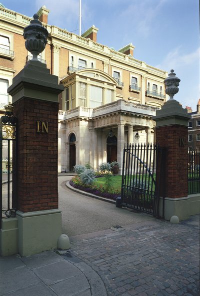Vista exterior, de, entrada, para, hertford, casa, quadrado manchester, londres de Unbekannt Unbekannt