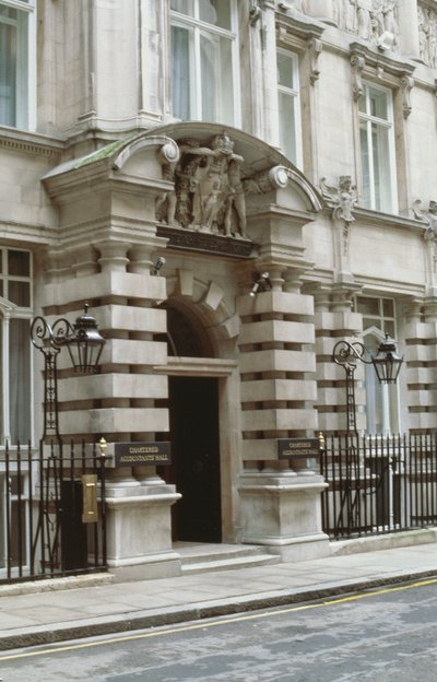 Instituto de Revisores Oficiais de Contas, Moorgate Place, Londres EC2 de Unbekannt Unbekannt