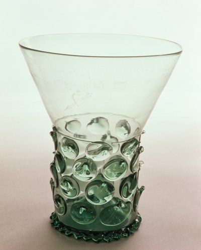 Krautstrunk Waldglas copo, c.1600, gravura datada de 1626 de Unbekannt Unbekannt