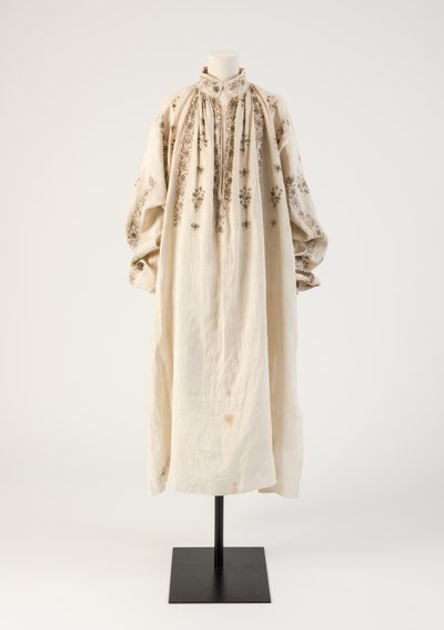 Mans blackwork camisa de linho bordado, 1600 (linho) de Unbekannt Unbekannt