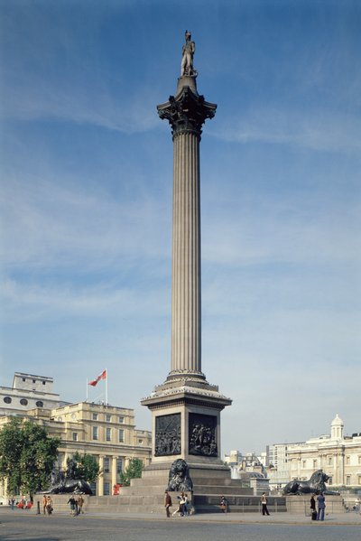 Coluna de Nelsons, construída em 1840-43 de Unbekannt Unbekannt