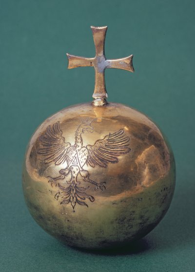Orbe da rainha Anne Jagiellon, encomendada pela rainha Anne como parte de sua regalia de coroação, c.1572 de Unbekannt Unbekannt