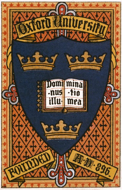 Universidade de Oxford: Brasão de Unbekannt Unbekannt