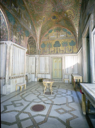 Sala di Ruggero de artesãos árabes e bizantinos, Palazzo dei Normanni, Palermo, Itália de Unbekannt Unbekannt