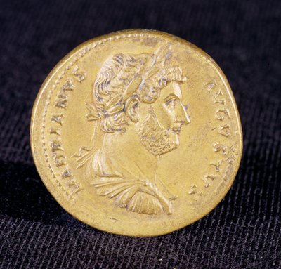 Sestertius de Adriano de Newcastle Upon Tyne, 132 dC Mostra busto de Adriano como comandante vitorioso de Unbekannt Unbekannt