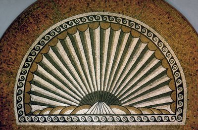 Mosaico de conchas, Edifício Insula II I 130-150 AD de Unbekannt Unbekannt