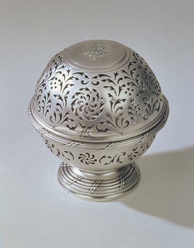 Caixa de sabão, parte de um conjunto com jarro e bacia, por Francis Riel, Paris, 1771 de Unbekannt Unbekannt
