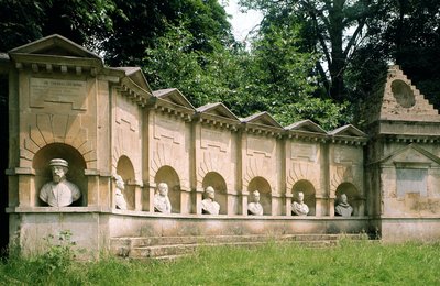 Stowe, William Kent (1684-1748), Templo de British Worthies, c.1735, Buckinghamshire, Reino Unido de Unbekannt Unbekannt