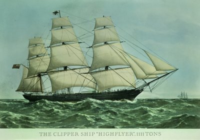 O navio Clipper &39;Highflyer&39;, 1111 toneladas de Unbekannt Unbekannt