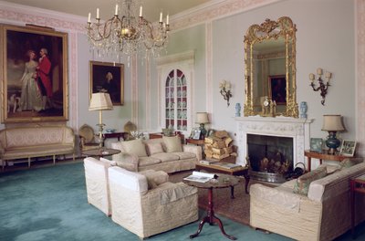 A sala de música, Sledmere House, Yorkshire de Unbekannt Unbekannt