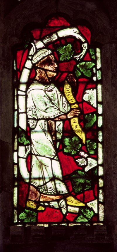 O Profeta Miquéias, britânico, século XIV de Unbekannt Unbekannt