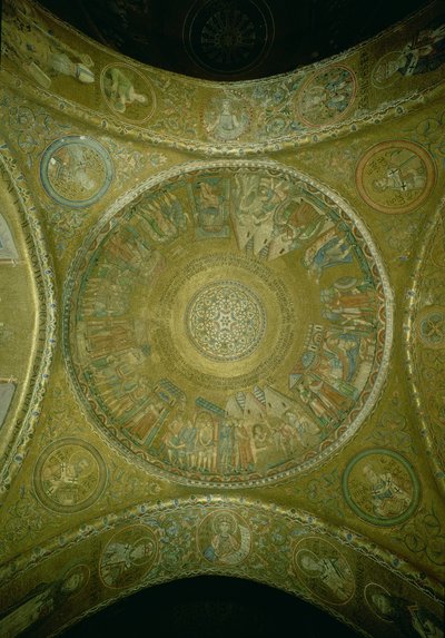 A História de José, mosaico da 3ª Cúpula no Vestíbulo da Basílica de San Marco, Veneza de Unbekannt Unbekannt