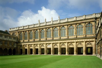 Vista, grande, corte, wren, biblioteca, trindade, faculdade, cambridge de Unbekannt Unbekannt