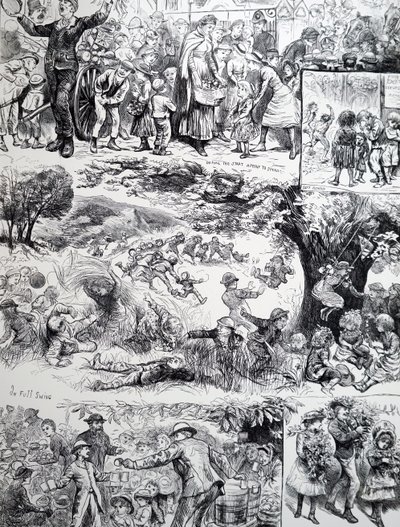 Um dia no campo de Unbekannter Künstler