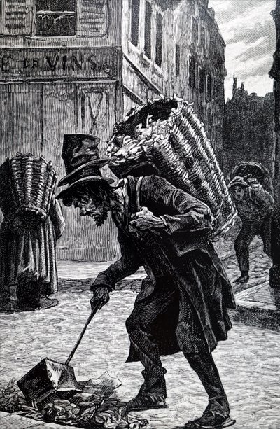 Um colhedor de trapos francês de Unbekannt